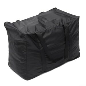 Schwarze Aufbewahrungstasche aus wasserabweisendem Polyester-Oxford-Tuch, speziell entworfen für den tragbaren Weber Holzkohlegrill, ideal für sicheren Transport und Lagerung