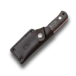 Joker Überlebensmesser Erizo TS1 CM81 mit Micarta Canvas Griff und 7,5 cm Klinge aus Böhler N695, ideal für Angeln, Jagen, Camping und Wandern