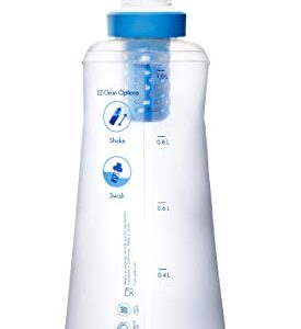 Katadyn BeFree Trinkbeutel 1L für Outdoor-Aktivitäten mit Hohlfaserfilter und EZ-Clean Membrane für einfache Wasserfiltration und Reinigung
