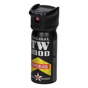 Pfeffergel TW1000 Magnum + in schwarzer Flasche, 50 ml, speziell für Tierabwehr, praktische Handhabung, effektive Sprühformel ohne Rückstände.