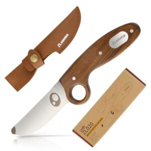 ZLemma Kindermesser Pfadfindermesser für Kinder, ergonomisches Design, passende Schutzhülle und Verpackung, ideal für erste Abenteuer im Freien.