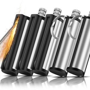 5er Pack Dauerstreichhölzer in verschiedenen Designs, aktiviert mit Funkenflug, ideal für Outdoor-Aktivitäten, Camping und Survival