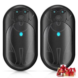 Lepwings elektrischer Handwärmer in schwarz, 2er-Pack mit minimalistischer Hundedesign, ideal für Outdoor-Aktivitäten im Winter.
