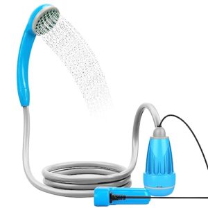 LIBERRWAY Campingdusche mit ergonomischem Duschkopf und flexiblem Schlauch für Outdoor-Anwendungen