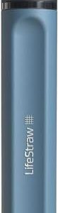 LifeStraw Peak Personal Wasserfilter-Trinkhalm in Mountain Blue, ideal für Outdoor-Aktivitäten wie Wandern und Camping, entfernt 99,99 % von Bakterien und Mikroplastik.