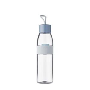 Elegante und auslaufsichere Mepal Wasserflasche Ellipse in Nordic Blue, ideal für kohlensäurehaltige Getränke, BPA-frei und mit praktischem Verschluss für unterwegs.