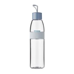 Mepal Wasserflasche Ellipse in Nordic Blue - auslaufsichere und BPA-freie Trinkflasche für kohlensäurehaltige Getränke mit 700 ml Fassungsvermögen