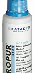 Flasche mit MICROPUR Classic MC 1'000F 100ml zur Wasserkonservierung, ideal für Trinkwasseraufbereitung und Outdoor-Aktivitäten