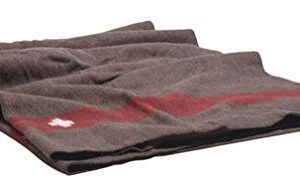 Mil-Tec Unisex Wolldecke in Braun, 200x140 cm, weich und strapazierfähig, ideal für drinnen und draußen.