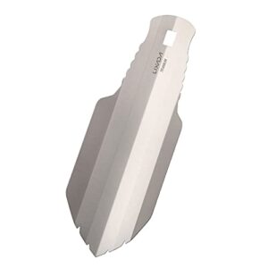 Lixada Mini Gartenschaufel aus Titan mit ergonomischem Griff für Gartenarbeiten, Camping und Wandern, 20,5 cm lang.