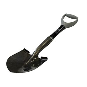Vielseitige Mini Schaufel mit 74 cm Länge, Glasfaser-Schaft und ergonomischem Griff, ideal für Gartenarbeit und Camping.