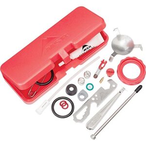 MSR Expedition Service Kit für DragonFly Kocher, vielseitiges Camping Kochzubehör in kompaktem Kunststoffgehäuse für Outdoor-Aktivitäten.