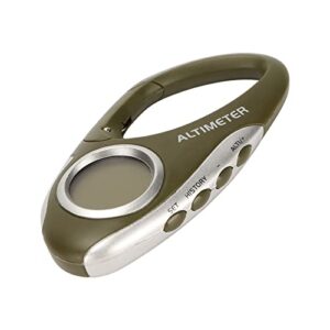 Multifunktionaler digitaler Höhenmesser mit LCD-Anzeige und Hintergrundbeleuchtung für Outdoor-Sportarten, ideal für Wanderer und Kletterer.