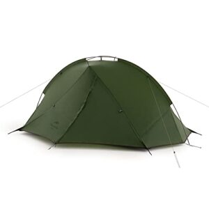 Naturehike Tagar ultraleichter Rucksackzelt in Waldgrün, wasserdichtes Design für 1-2 Personen, ideal für Camping und Outdoor-Aktivitäten.