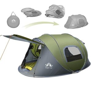 Wasserdichtes Pop Up Zelt für 2 Personen in einem modernen Design, ideal für Camping und Outdoor-Aktivitäten mit einfacher Aufbauweise und optimaler Belüftung.