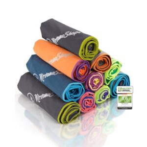 NirvanaShape Mikrofaser Handtuch in verschiedenen Farben, perfekt für Reisen, Camping und Sport, aus schnelltrocknendem, saugfähigem Material, 180 x 90 cm groß.