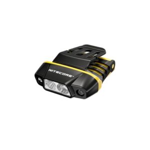 Nitecore NU11 Clipleuchte mit IR-Sensor und Gestensteuerung in modernem Design, ideal für Outdoor-Aktivitäten und nächtliche Einsätze.