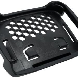 Nitecore Aufnahme für NU3X Modelle in Schwarz, Halteplatte HLB30 für Stirnlampen, geeignet für Fahrradhelm und Kletterhelm.