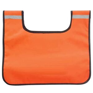 Ntcpefy PVC Winden Seil Dämpfer Decke in leuchtendem Orange mit reflektierenden Streifen für optimale Sichtbarkeit und Sicherheit bei Outdoor-Aktivitäten.