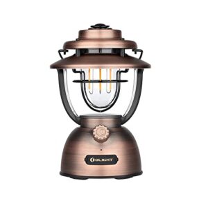 OLIGHT Olantern Classic 2 Pro Campinglampe im Retro-Stil mit warmem Licht, dimmbar und USB wiederaufladbar, ideal für Camping, Garten und Notfälle.