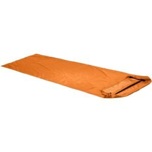Ortovox Bivy Single Unisex Biwaksack in kräftigem Shocking Orange, geeignet für Outdoor-Abenteuer, leicht und wetterfest.