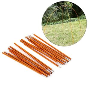 Robuste Outdoor Zeltstange aus Aluminium für Camping und Wandern, ideal für Zeltunterstützung und temporäre Überdachungen, mit stabilen silbernen Endkappen.