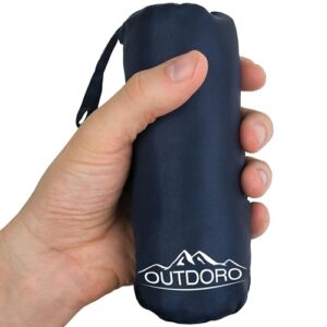 Ultra-leichter Hüttenschlafsack für Reisen, kompakt und tragbar, ideal für Backpacking und Outdoor-Aktivitäten.