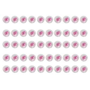 50 Stück Glühstrümpfe für Gaslaterne in rosa-weiß, ideal für Camping und Outdoor-Aktivitäten.