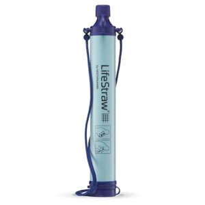 LifeStraw Personal Wasserfilter in Blau - tragbarer und kompakter Wasserfilter für Outdoor-Aktivitäten, Reisen und Notfälle.