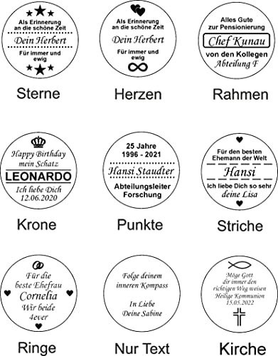 Personalisierter Kompass in Vintage Optik mit Wunschgravur in Ledertasche, elegant und stilvoll, ideale Geschenkidee für besondere Anlässe.