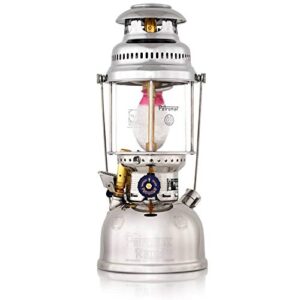 Petromax HK 500 Petroleumleuchte mit nostalgischem Chromdesign, ideale Lichtquelle für Camping, Garten und Balkon mit über 400 Watt Lichtleistung