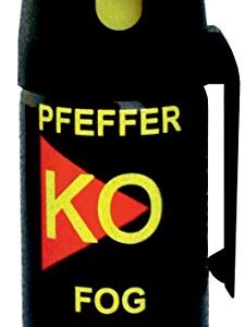BALLISTOL Pfeffer-KO FOG 40ml Spray für die Verteidigung gegen aggressive Tiere - effektives Abwehrspray mit sicherem Sicherheitsmechanismus und 4m Sprühweite.