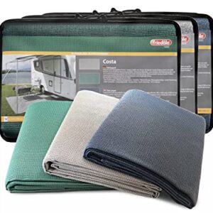 Primaflor Vorzeltteppich Costa in verschiedenen Farben, geeignet für Camping und Outdoor-Aktivitäten, wasserdurchlässig und atmungsaktiv, Größe 2,50m x 3,00m.
