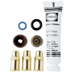 Primus Unisex Erwachsene Servicekit für Gravity II MF mit Ersatzteilen, einschließlich Silikonfett, Metallzylindern und Dichtungsringen für optimale Wartung und Leistung im Outdoor-Bereich.