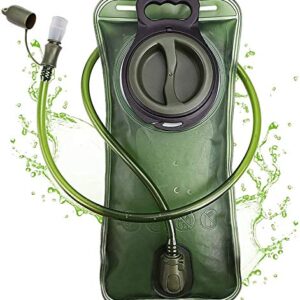 PUNDA Trinkblase 2 Liter BPA-frei für Outdoor-Aktivitäten - Lecksicherer Wasserreservoir für Wandern, Radfahren und Laufen
