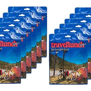 Reisemittagessen Set mit 6 kompletten Tagesrationen, 125 g Frühstück und 125 g Hauptgericht in ansprechender Verpackung für Reisen und Outdoor-Aktivitäten.