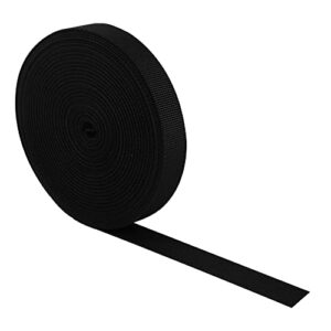RETON 15mm breites schwarzes Nylon Gurtband auf einer Rolle, ideal für vielseitige Bastel- und Reparaturprojekte.