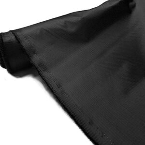 A-Express Ripstop wasserdichter Stoff in Schwarz, 200 cm x 150 cm, ideal für Outdoor-Anwendungen wie Zeltabdeckungen und Kissen