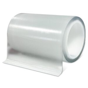 Transparentes Reparaturband auf einer Rolle, ideal für Reparaturen an Markisen, Zelten und Outdoor-Ausrüstung. Wasserdicht und vielseitig einsetzbar, 3m x 10cm.