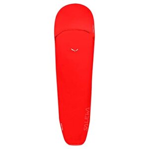Salewa Biwaksack Storm I in Rot, ideal für alpine Abenteuer und Outdoor-Aktivitäten, wasserdicht und kompakt für ein-Personen-Biwaksystem.