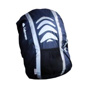 Salzmann 40004 Rucksack-Bezug in Navy für Rucksäcke bis 36L, wasserdicht und sichtbar mit 3M Scotchlite Technologie.