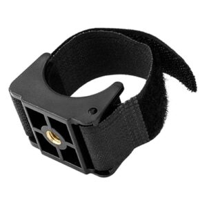 Sarini Taschenlampenhalterung mit Clip für Taschenlampen von 20 mm bis 50 mm, ideal für Angeln, Camping und Heimwerken, aus robustem Gummimaterial, verstellbar und multifunktional.