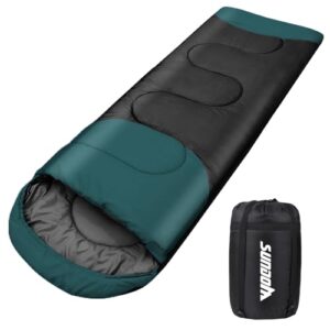 Schlafsack Outdoor für Camping, 3 Jahreszeiten, leichtgewichtig, wasserdicht, ideal für Rucksackreisen und Wandern in der Natur.