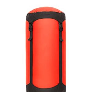 Sea To Summit Lightweight 13L Kompressionsbeutel in spicy orange Farbe, ideal zur Reduzierung des Gepäckvolumens beim Reisen oder Camping.
