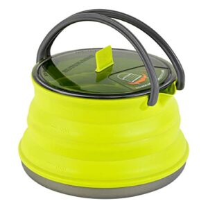 SEATO SUMMIT AXKET1.3LI Tetera X-Kettle 1.3L in Blau, ideal für Outdoor-Aktivitäten wie Camping und Wandern, leichter und robuster Kochtopf.