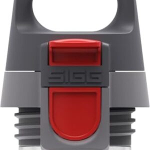 SIGG Hot & Cold ONE Top Grey Ersatzverschluss für Thermosflaschen in modernem Design, auslaufsicher und einhändig bedienbar.