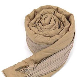 Snugpak Special Forces Zip Baffle in Desert Tan für Schlafsystem, leicht und kompakt mit einem Schnellverschluss-Reißverschluss.