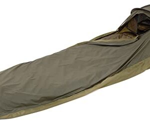 Snugpak 92860 Stratosphere Bivvi One Person Shelter in Olive, perfekt für Outdoor-Aktivitäten und Camping, bietet Witterungsschutz und Belüftung.