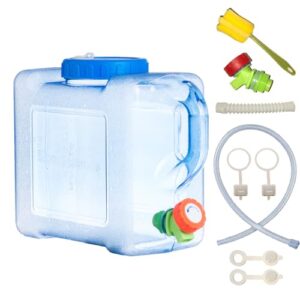 5L Kunststoff Wasserbehälter mit Hahn für Camping, Garten, Küche und Outdoor-Aktivitäten, perfekt für den Transport von Flüssigkeiten.