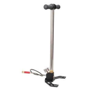 Hochdruckluftpumpe SUDEG PCP mit ergonomischem Griff und präzisem Manometer für effizientes Aufpumpen von Luftgewehren, Fahrrädern, Kajaks und mehr.